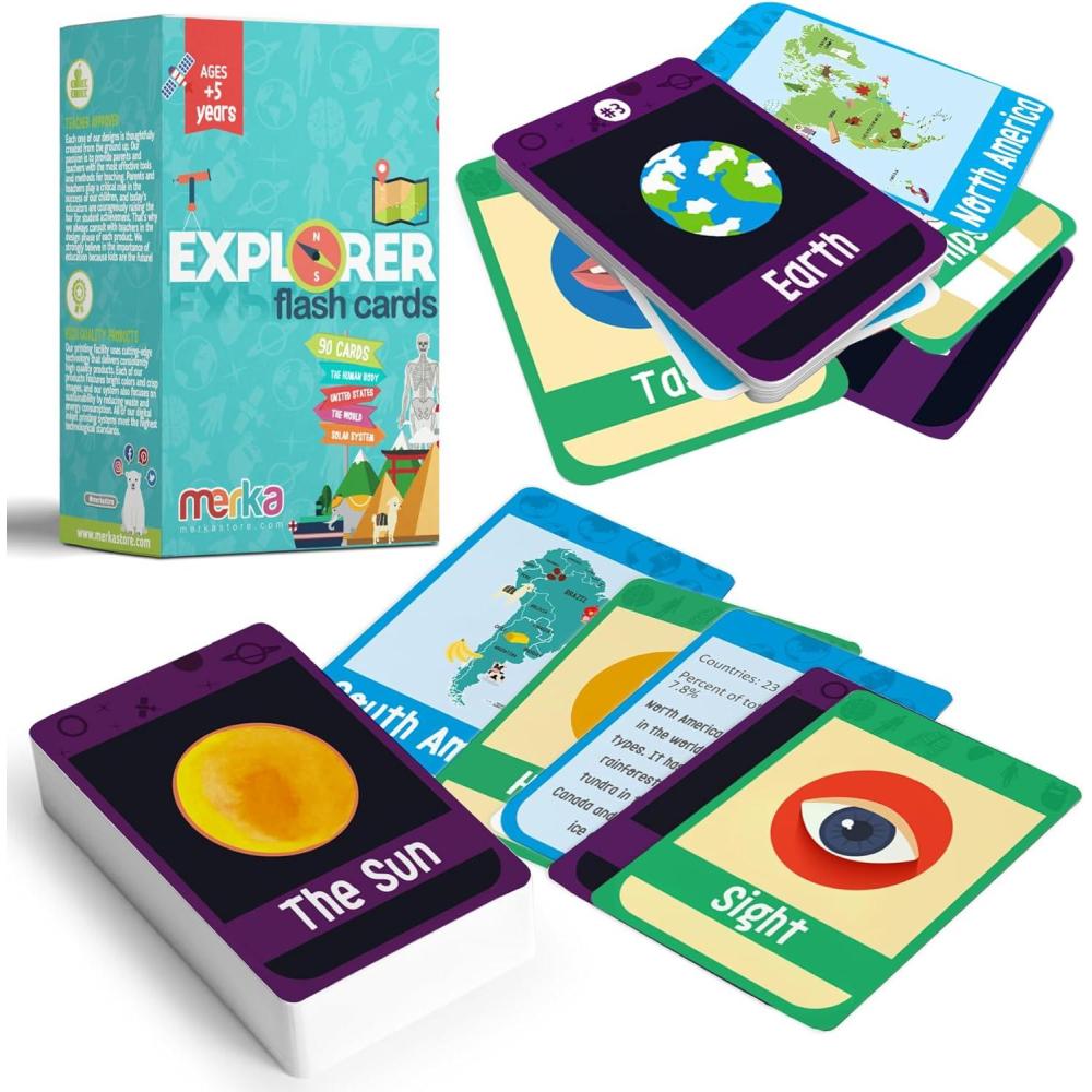 imagemerka Periodic Table Flashcards for Kids 118 Multicolor Cards Laminated amp WaterResistant Element amp Chemistry Study Cards for Ages 5 STEM Learning Tool90 Cards