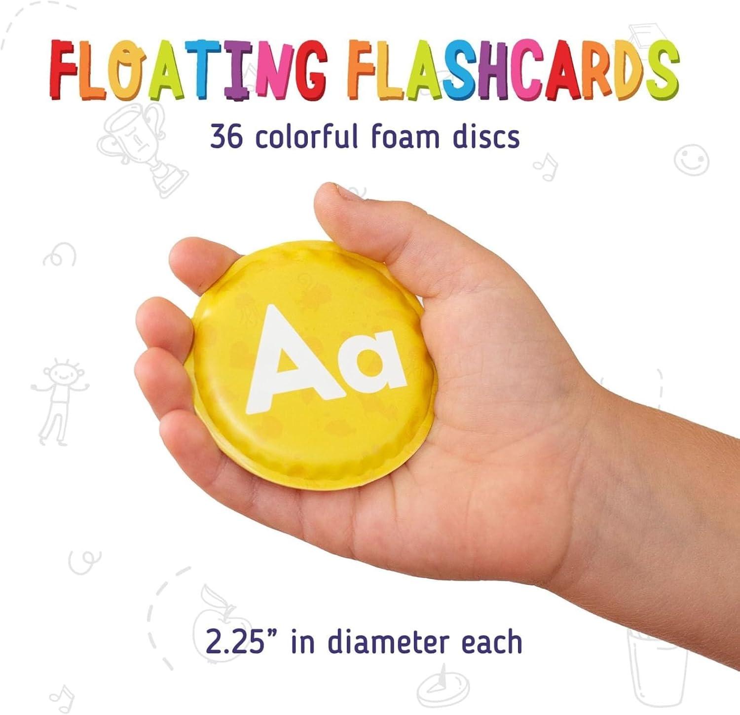 imagemerka Bath Toys Flash Cards 30Pack 225Inch EVA Foam Multicolor Baby Bath Toys amp Memory Matching Game amp Bathtub Flash CardsLetters and Numbers