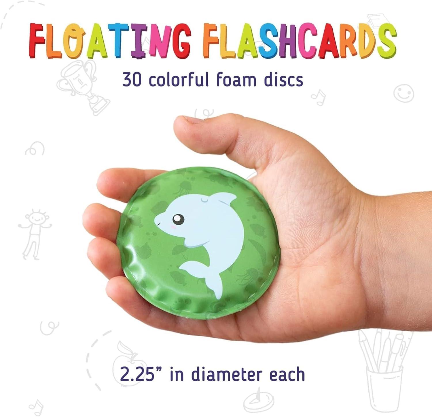 imagemerka Bath Toys Flash Cards 30Pack 225Inch EVA Foam Multicolor Baby Bath Toys amp Memory Matching Game amp Bathtub Flash CardsMemory Game