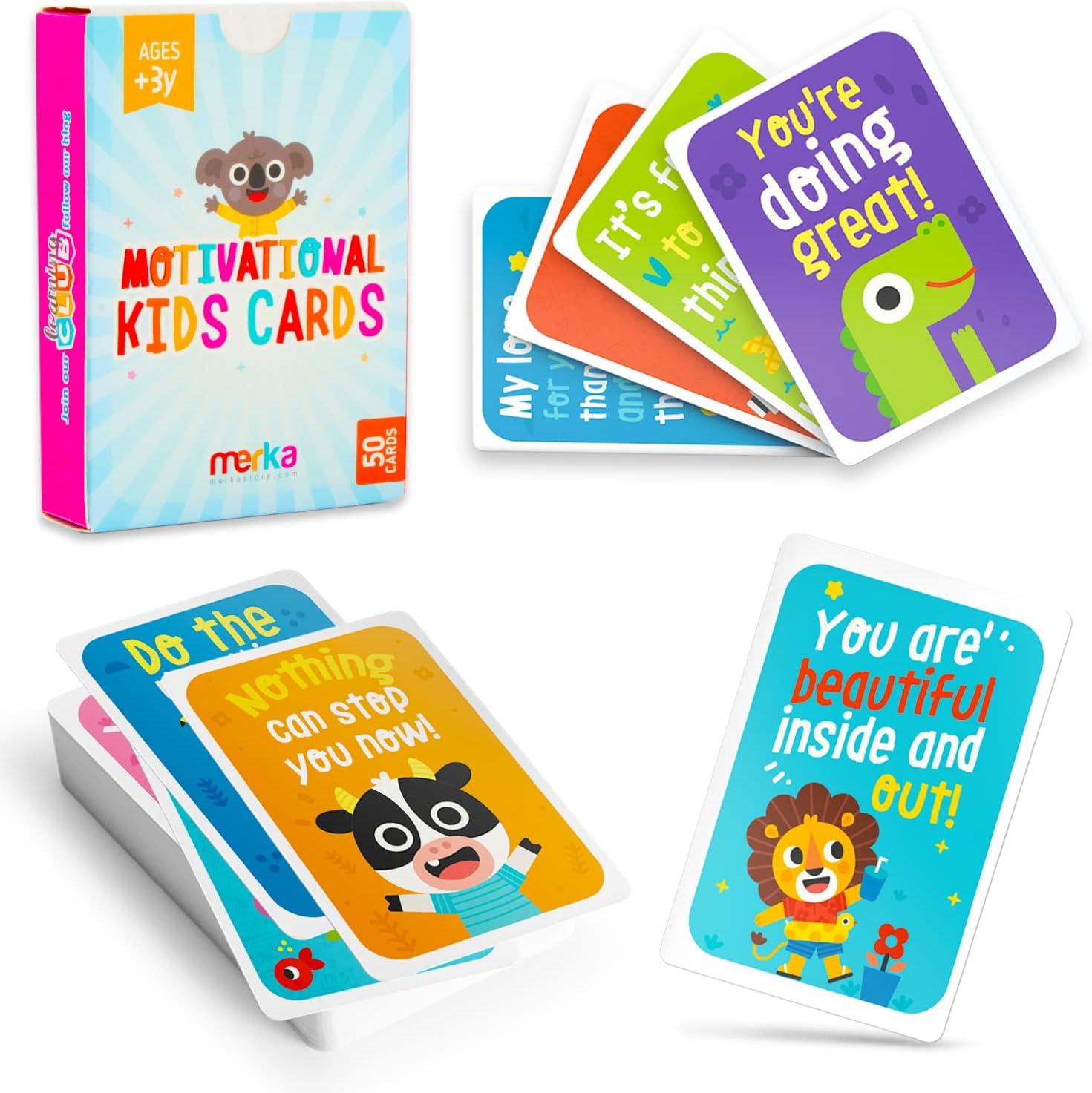 imagemerka Lunch Notes for Kids 50 Multicolor 35 x 25 Lunch Box Notes Motivational amp Inspiring Daily Affirmations