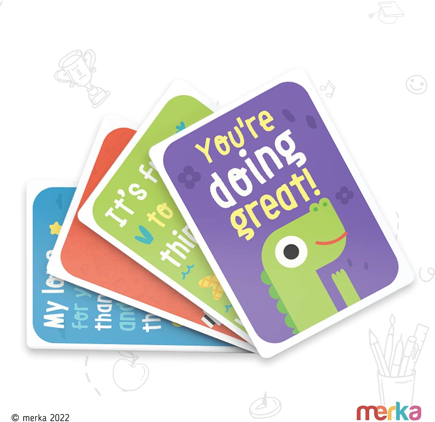 imagemerka Lunch Notes for Kids 50 Multicolor 35 x 25 Lunch Box Notes Motivational amp Inspiring Daily Affirmations