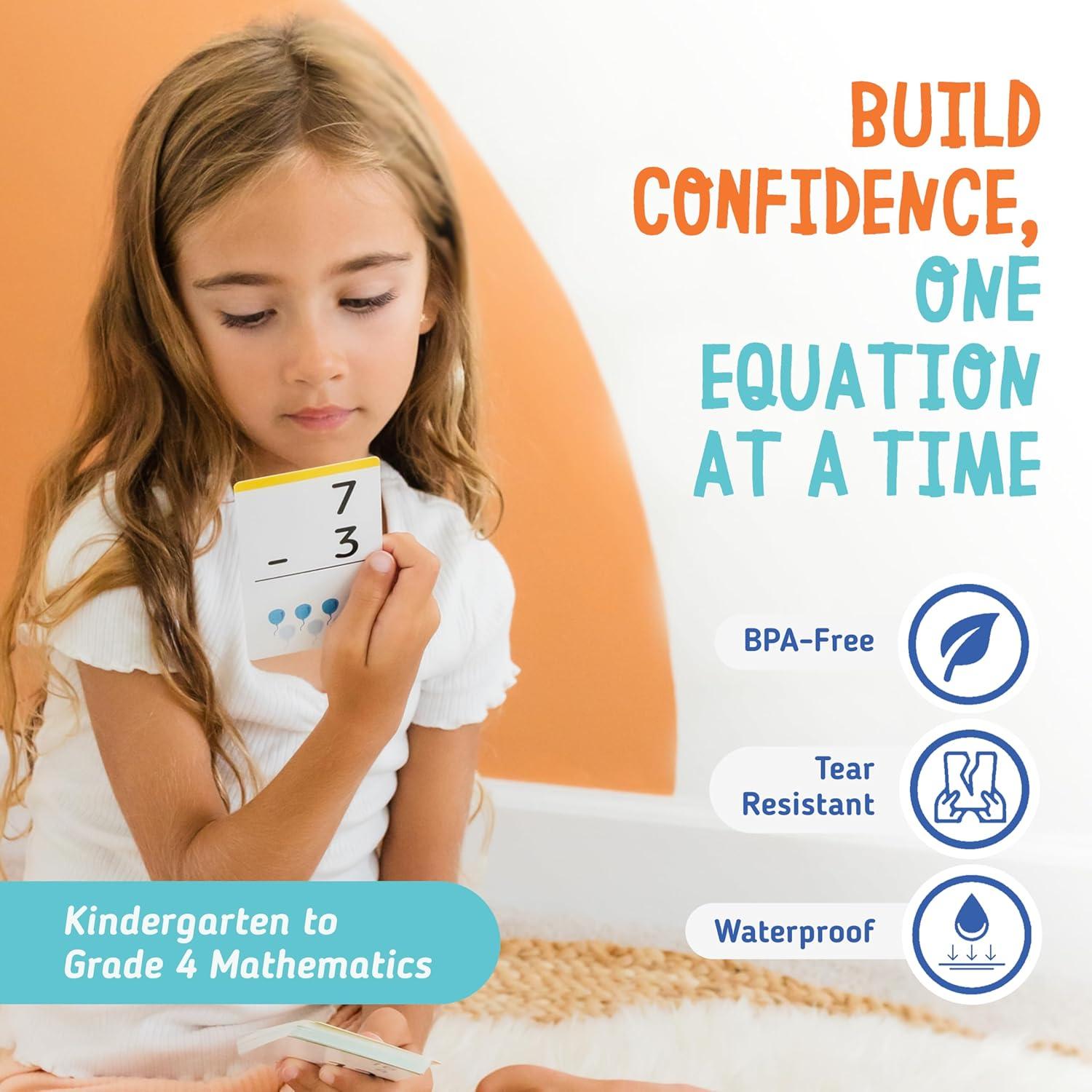 imagemerka Math Flash Cards 169 Flashcards in Total Addition Learning Mathematics Preschool Math Create Game for Kids Classroom and Homeschool Toys 1st to 4th Graders Ages 4144 Set 169 Pcs Each