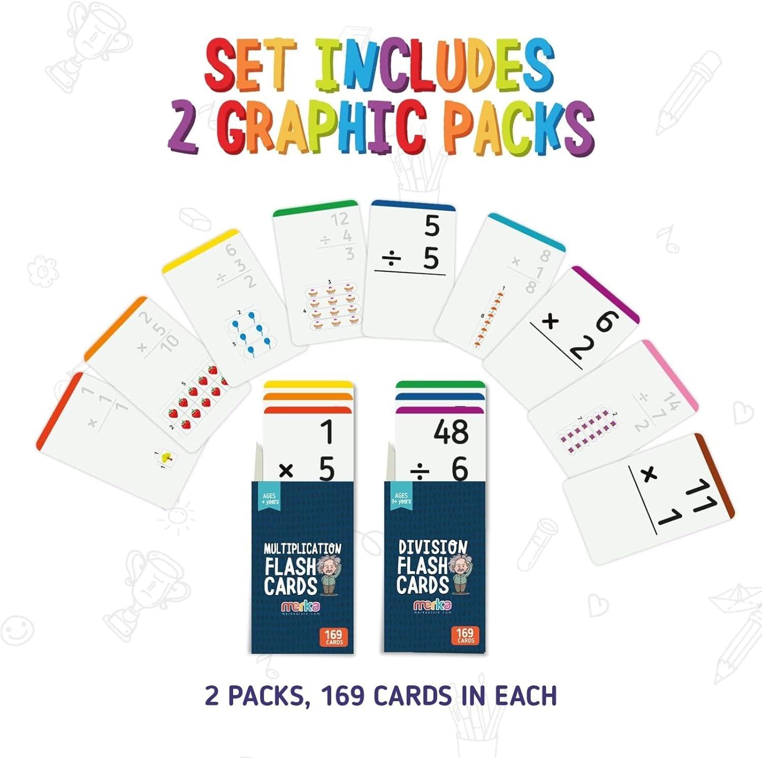 imagemerka Math Flash Cards 169 Flashcards in Total Addition Learning Mathematics Preschool Math Create Game for Kids Classroom and Homeschool Toys 1st to 4th Graders Ages 4142 Sets 169 Pcs Each