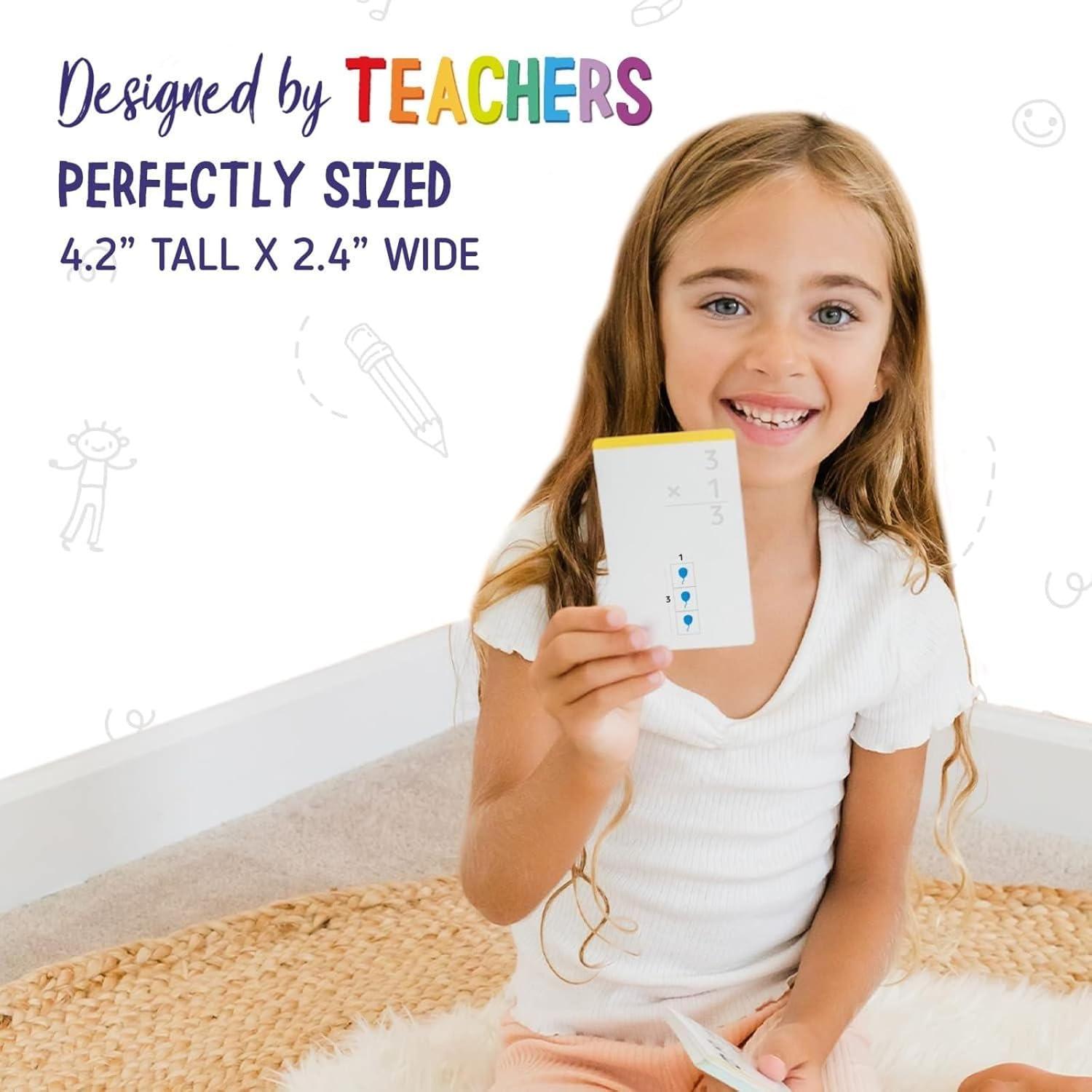 imagemerka Math Flash Cards 169 Flashcards in Total Addition Learning Mathematics Preschool Math Create Game for Kids Classroom and Homeschool Toys 1st to 4th Graders Ages 4142 Sets 169 Pcs Each