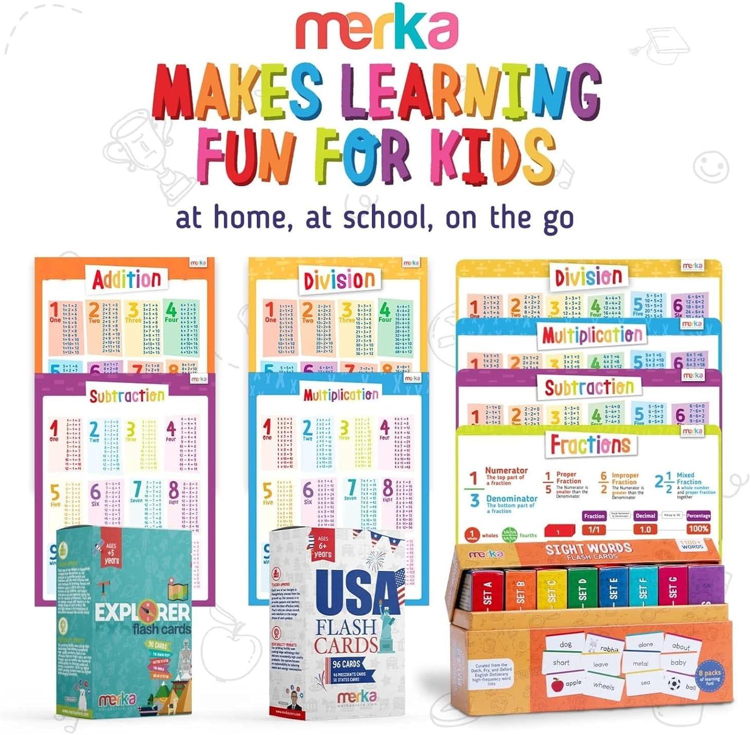imagemerka Math Flash Cards 169 Flashcards in Total Addition Learning Mathematics Preschool Math Create Game for Kids Classroom and Homeschool Toys 1st to 4th Graders Ages 4142 Sets 169 Pcs Each