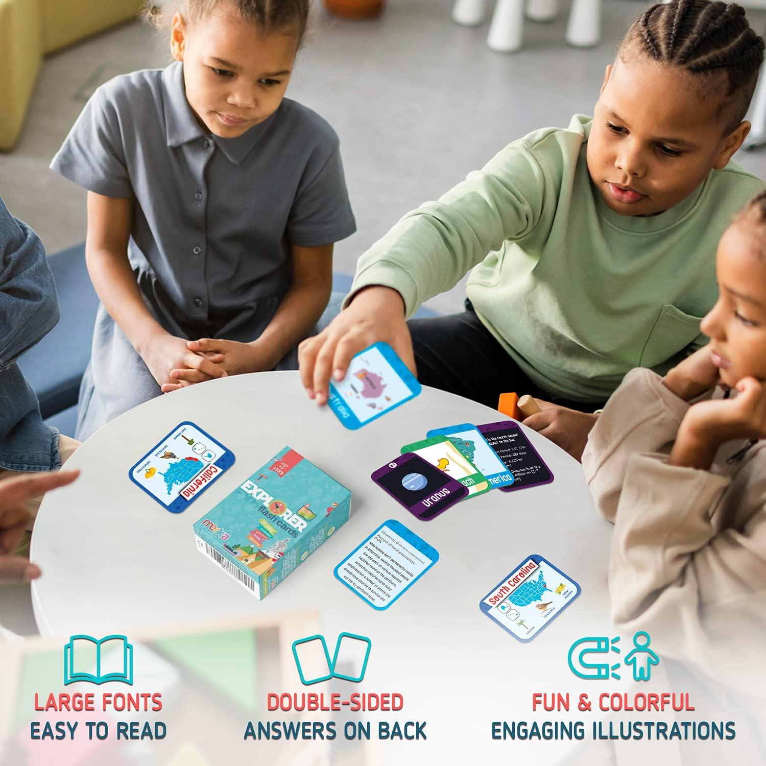 imagemerka Periodic Table Flashcards for Kids 118 Multicolor Cards Laminated amp WaterResistant Element amp Chemistry Study Cards for Ages 5 STEM Learning Tool90 Cards