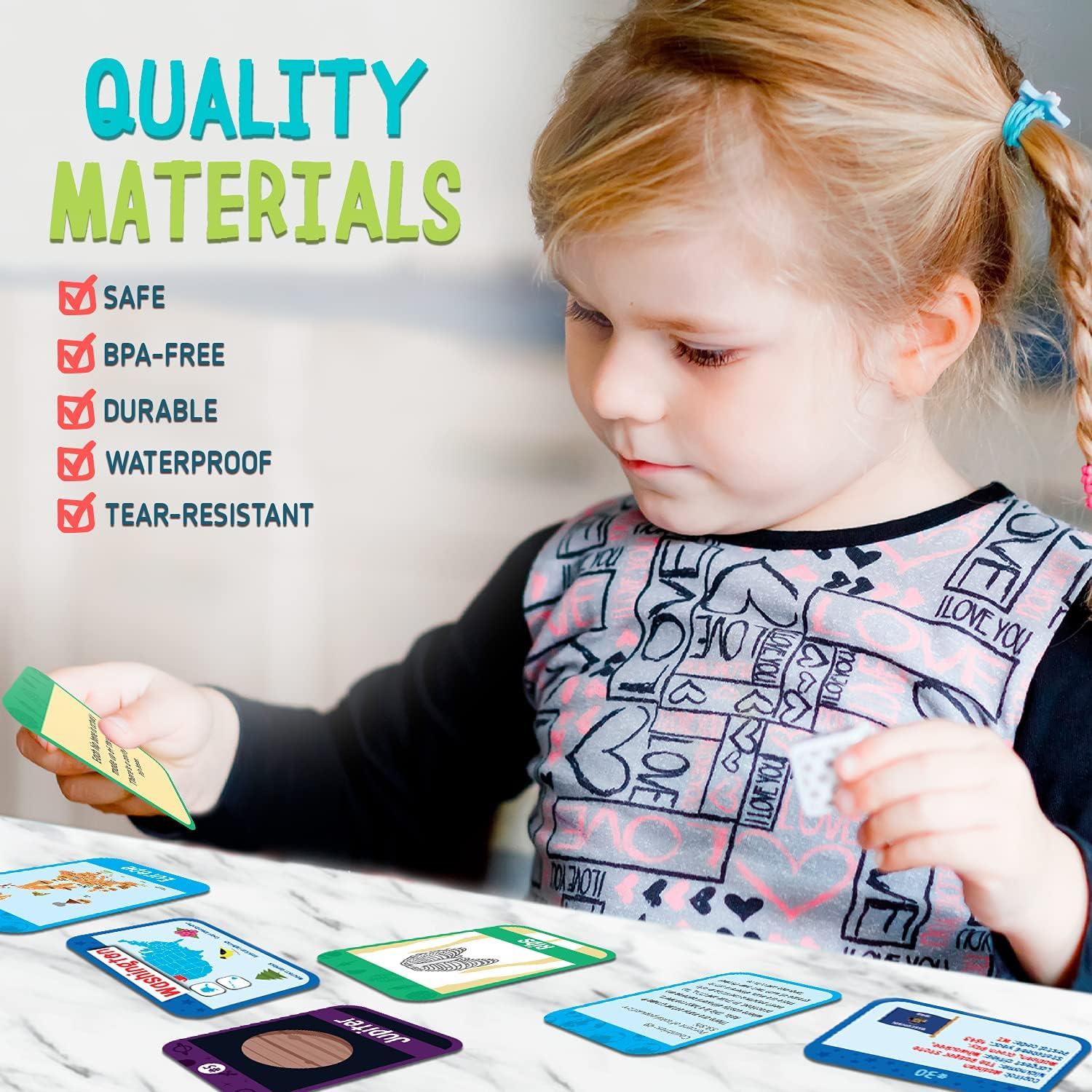 imagemerka Periodic Table Flashcards for Kids 118 Multicolor Cards Laminated amp WaterResistant Element amp Chemistry Study Cards for Ages 5 STEM Learning Tool90 Cards