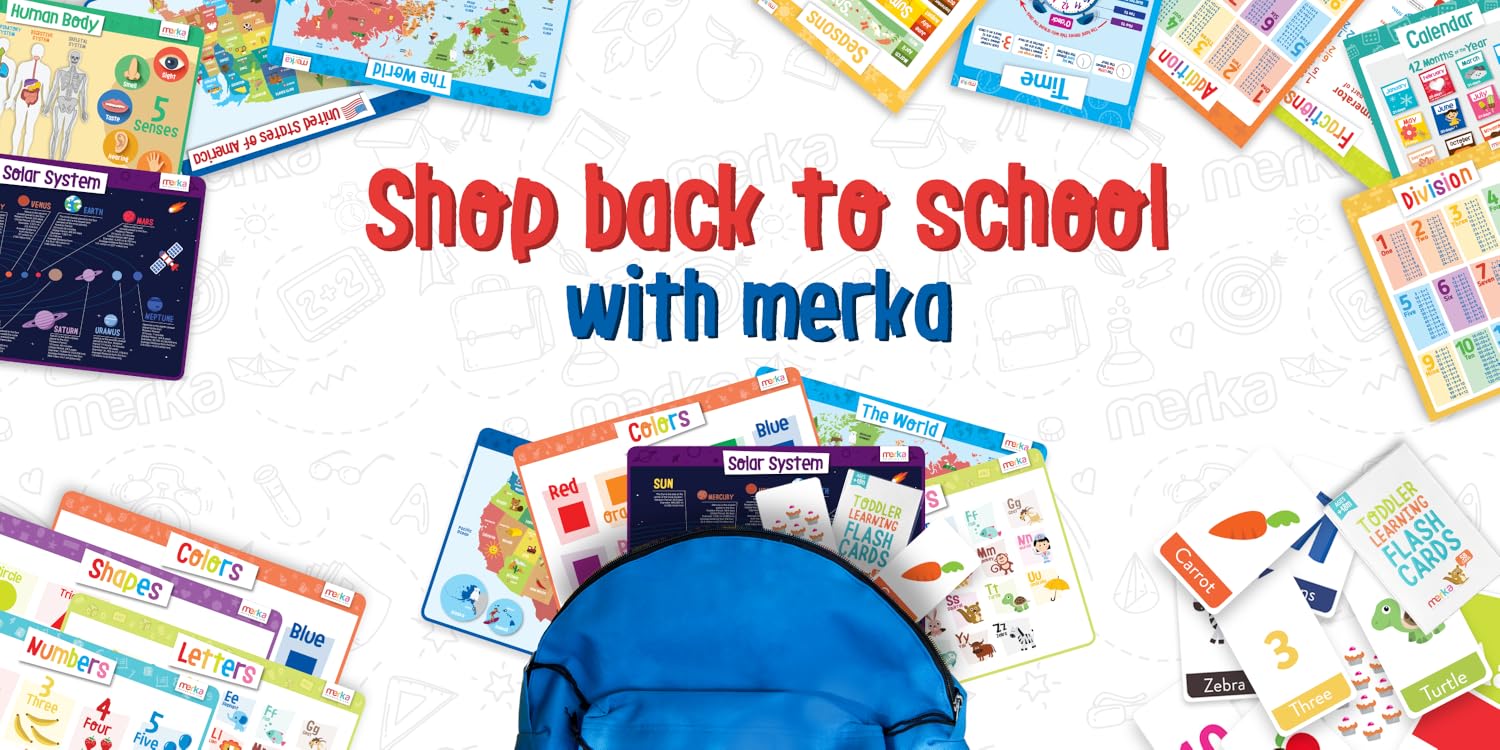 Merka Toddler Flash Cards – Interactive Alphabet Learning with Alphabet Flash Cards for Toddlers，Double-Sided for 1-4 Years Old – Multicolor Educational Toys & Flashcards.